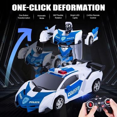 HH Poland, auto robot transformujący, policja, pojazd zdalnie sterowany