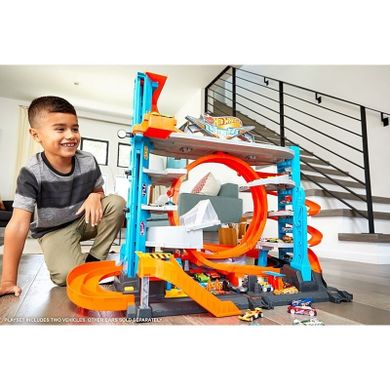 Hot Wheels, Mega Garaż Rekina, zestaw torów