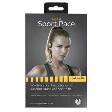 Jabra, słuchawki stereo Bluetooth, Sport Pace, czarne