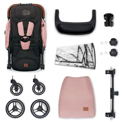 Kinderkraft, Cruiser LX, wózek spacerowy, Pink