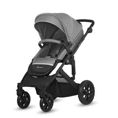 Kinderkraft, Prime Lite, wózek wielofunkcyjny 3w1, Grey