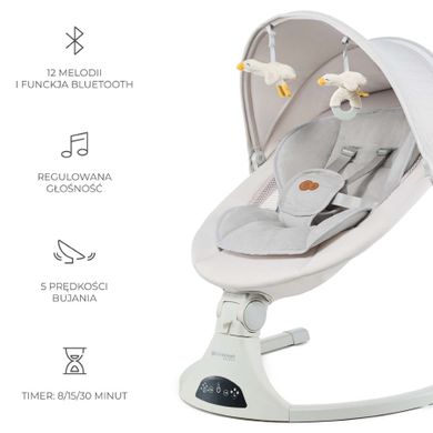 Kinderkraft, Tulsy, bujaczek elektryczny, beige