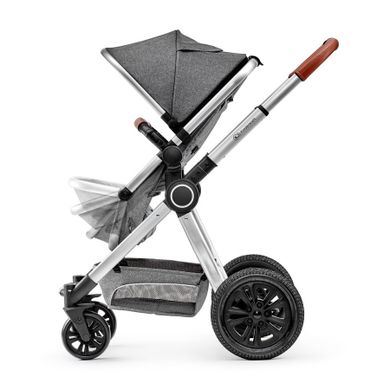 Kinderkraft, Veo, wózek wielofunkcyjny 2w1, 0-15 kg, szary