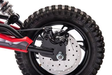 Lean Cars, A9901, motor crossowy, pojazd na akumulator, czerwony