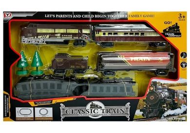Lean Toys, interaktywna kolejka z torami, 350 cm