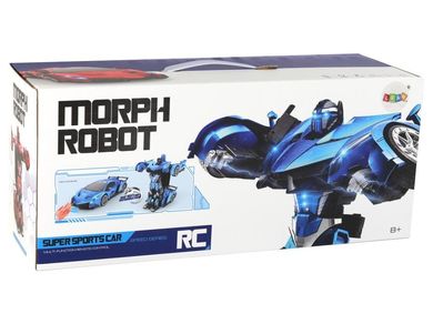 Lean Toys, samochód robot, transformer, sterowany gestami, zielony, 1:10