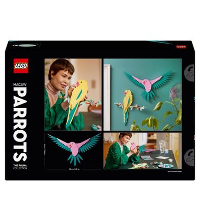 LEGO Art, Kolekcja zwierząt - papugi ary, 31211