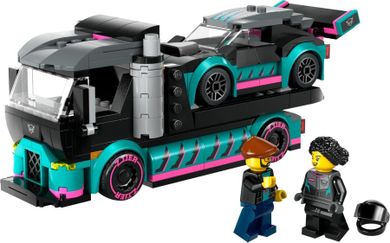LEGO City, Samochód wyścigowy i laweta, 60406