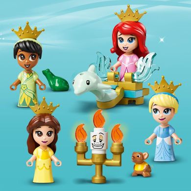 LEGO Disney Princess, Książka z przygodami Arielki, Belli, Kopciuszka i Tiany, 43193