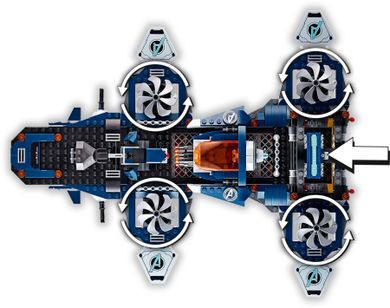 LEGO Marvel Super Heroes, Avengers Lotniskowiec, 76153