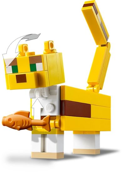 LEGO Minecraft, BigFig Creeper i Ocelot, 21156