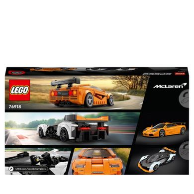 LEGO Speed Champions, McLaren Solus GT i McLaren F1 LM, 76918