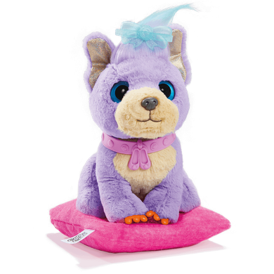 Little Live Pets, Cutie Cuts, Piesek, maskotka interaktywna, fioletowy