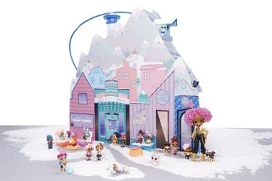 L.O.L. Surprise, Chalet, Winter Disco, drewniany domek dla lalek