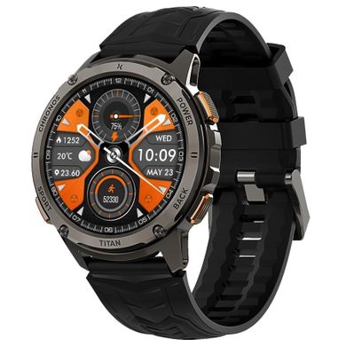 Maxcom, FW110 Titan Chronos, smartwatch, czarny