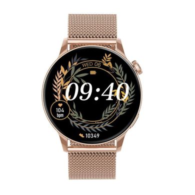 Maxcom, smartwatch, Fit FW58 Vanad Pro, złoty