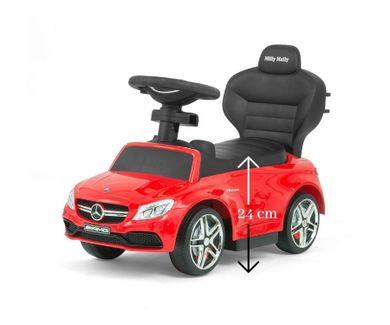 Milly Mally, Mercedes-Benz AMG C63 Coupe, jeździk, Red