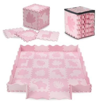 MoMi, Zawi, puzzle piankowe, różowe