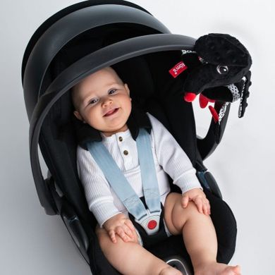 Mom's Care, Jamiś, spiralka do wózka, kontrastowa zawieszka sensoryczna z lusterkiem i grzechotką