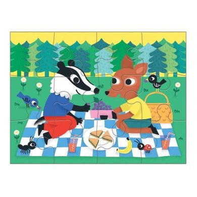 Mudpuppy, puzzle progresywne, Życzliwość, 4, 6, 9 i 12 elementów