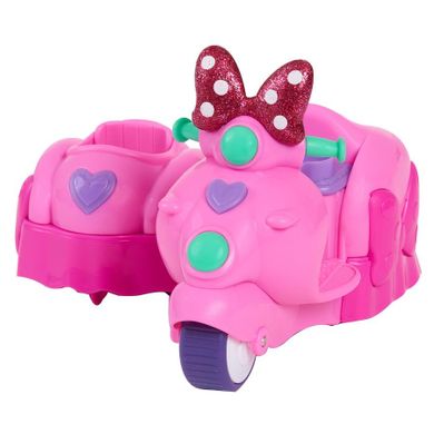 Myszka Minnie, zestaw figurek ze skuterem, pojazd