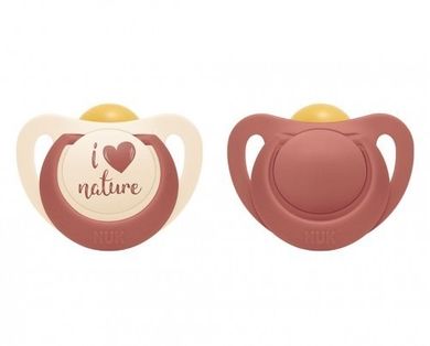 Nuk, For Nature, smoczek lateksowy, 0-6m, 2 szt.