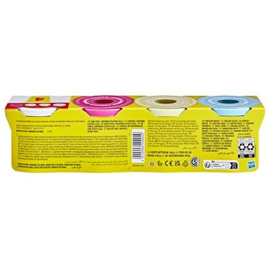 Play-Doh, Konfetti, 4 tuby, zestaw kreatywny