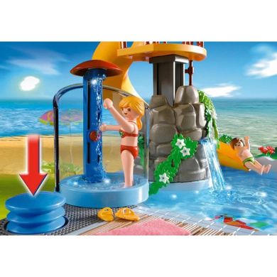 Playmobil, Family Fun, Basen odkryty ze zjeżdżalnią, 4858