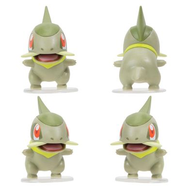 Pokemon, Pikachu, Oshawott, Snivy, Tepig, Sableye, Axew, figurki bitewne