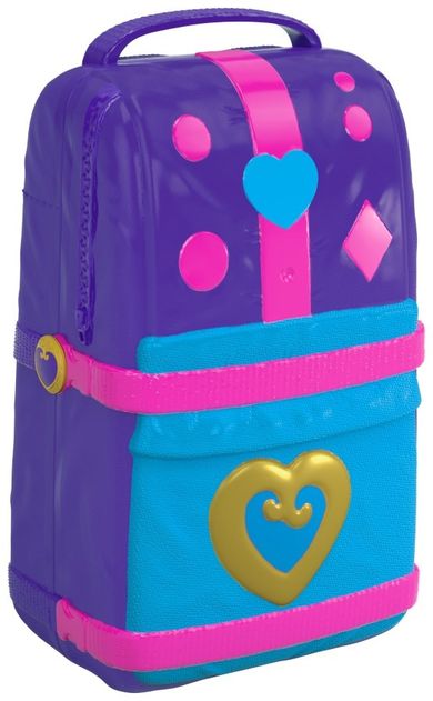 Polly Pocket, plaża w plecaku, zestaw z laleczkami i akcesoriami