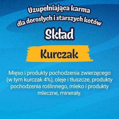 Purina, Felix, Deli Moments, kurczak, przysmak dla kota, 4-10g
