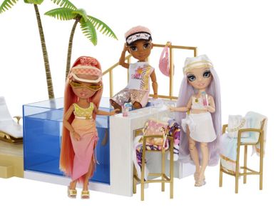 Rainbow High, Pool & Beach Club, zestaw z basenem zmieniającym kolory