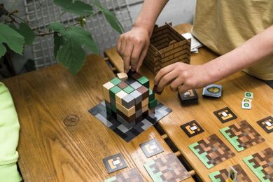 Ravensburger, Minecraft, Builders and Biomes, gra strategiczna