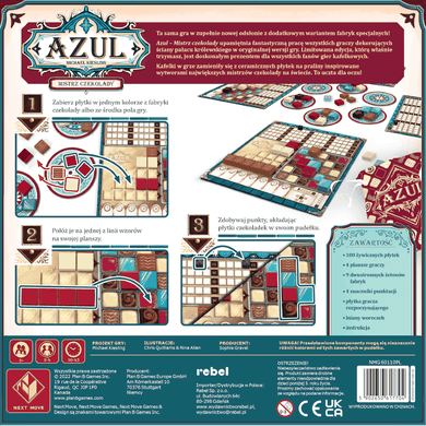 Rebel, Azul: Mistrz czekolady, gra towarzyska