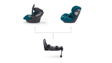 Recaro, Avan, nosidełko dla niemowląt, I-Size, 0-13 kg, Select Night Black