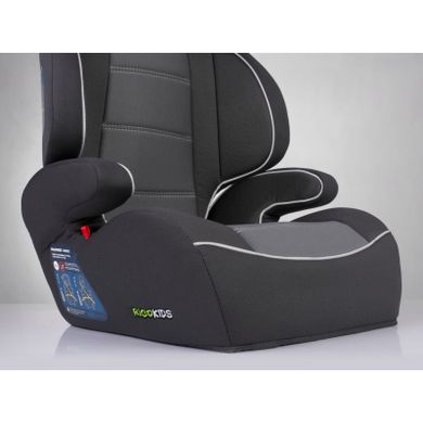 Ricokids, Sandro, fotelik samochodowy, 15-36 kg, szary