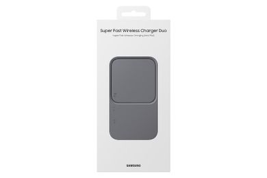 Samsung Wireless Charger Duo, without Travel Adapter, Black