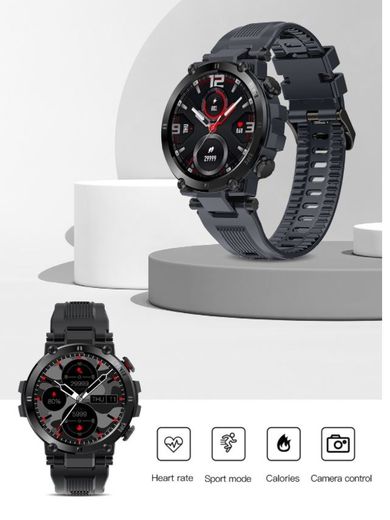 Senbono, Smartwatch D13 Smart, 1,3 IPS HD 240*240, wodoszczelny, IP68, pomiar tętna + tryb Sport + SMS