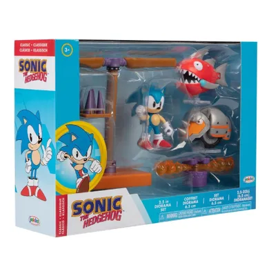 Sonic, Diorama Flying Battery Zone, figurka, zestaw z akcesoriami