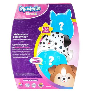 Squishmallows, Squsihville, Puppy Love Squad, mini maskotki, 4 szt.