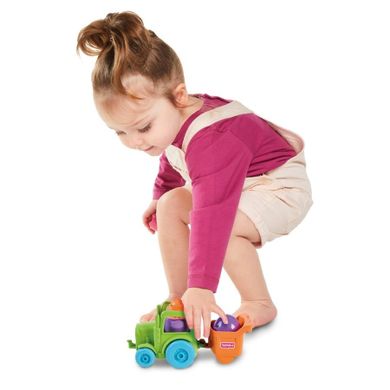 Tomy Tomies, traktor - wywrotka, pojazd, 2w1