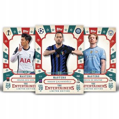 Topps, UEFA Champions League, Match Attax 2024/25, mini puszka z kartami kolekcjonerskimi
