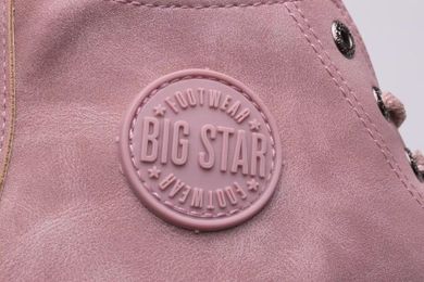 Trampki damskie, ocieplane, różowe, Big Star Shoes Big Top