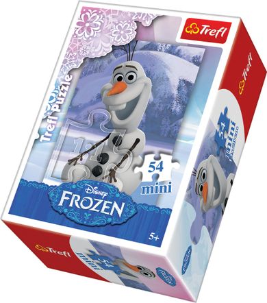 Trefl, Kraina Lodu, puzzle mini, 54 elementy