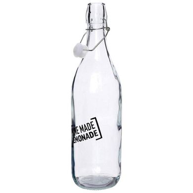 Vilde, butelka szklana na lemoniadę, z korkiem na klips, 970 ml