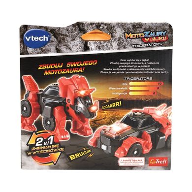 Vtech, Motozaury, Triceratops, pojazd transformujący w jajku