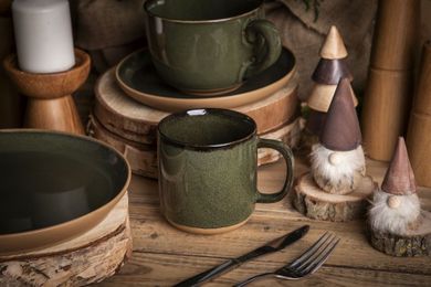 Altom Design, Reactive Forest, kubek ceramiczny, 520 ml
