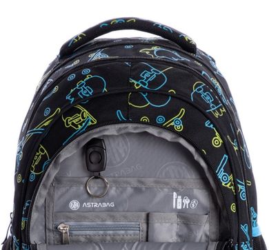 Astrabag, plecak szkolny, 3-komorowy, Skate