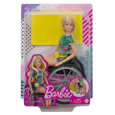Barbie, Fashionistas, Lalka na wózku, blondynka
