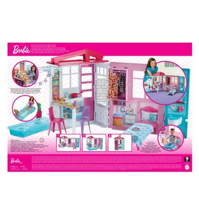 Barbie, Przytulny domek dla lalek, zestaw bez lalek